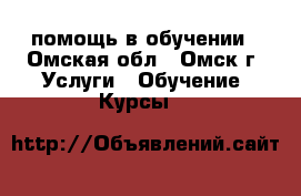 помощь в обучении - Омская обл., Омск г. Услуги » Обучение. Курсы   